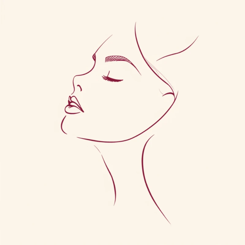 Fixpoint Thread Lift&trade; — elegant line illustration, Garnet Plastic Surgery